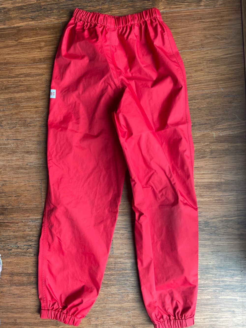 Kids size 12 waterproof rainpants
